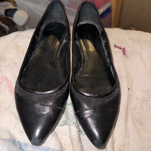 Nine West Black Flats size 7 - Picture 3 of 5